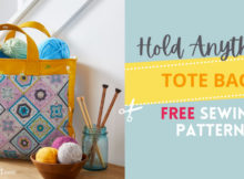 Hold Anything Tote Bag FREE sewing pattern