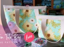 Toss it in Tote Bag FREE sewing pattern