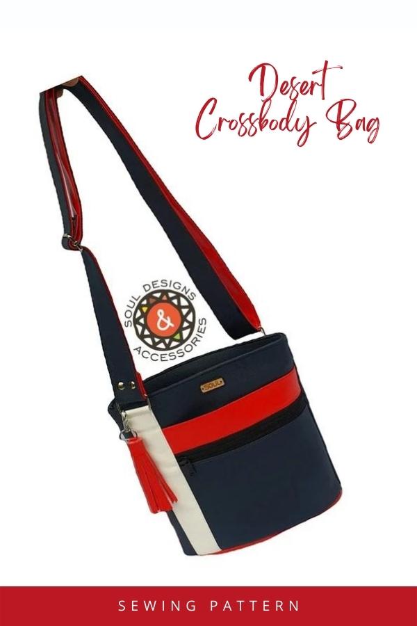 Desert Crossbody Bag sewing pattern - Sew Modern Bags