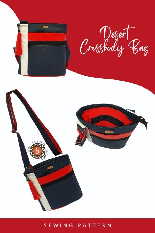 Desert Crossbody Bag sewing pattern - Sew Modern Bags