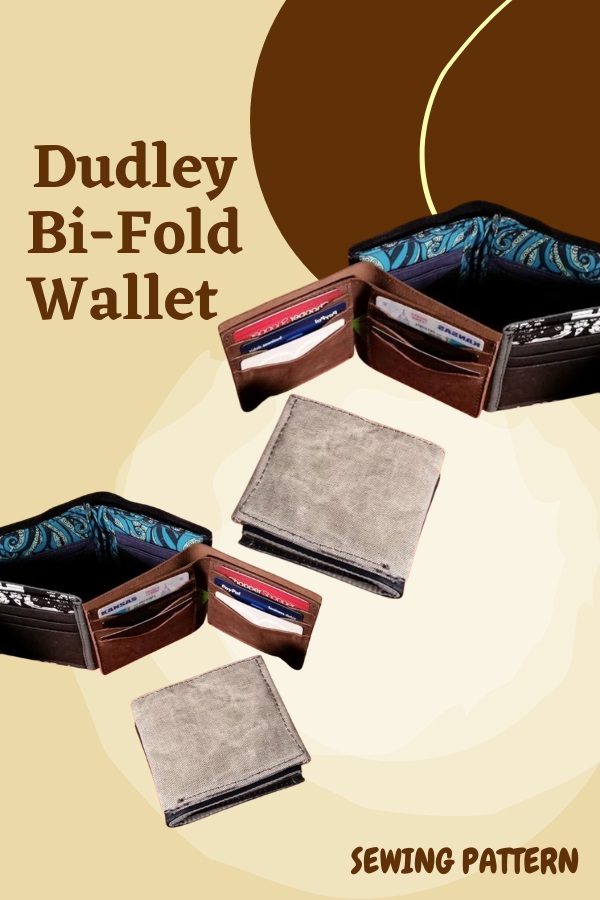 Dudley Bi-Fold Wallet sewing pattern