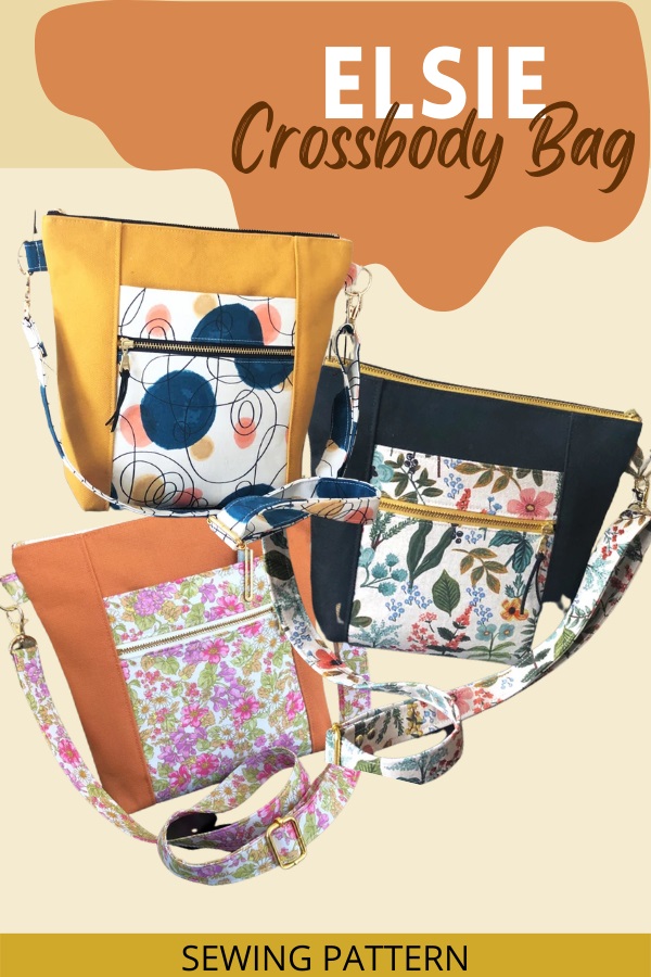 Elsie Crossbody Bag sewing pattern