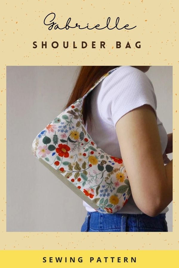 Gabrielle Shoulder Bag sewing pattern