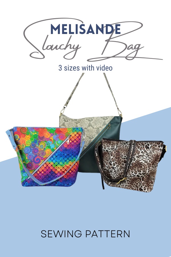 Slouchy bag FREE sewing pattern - Sew Modern Bags