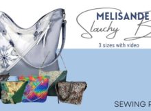 Melisande Slouchy Bag sewing pattern (3 sizes with video)