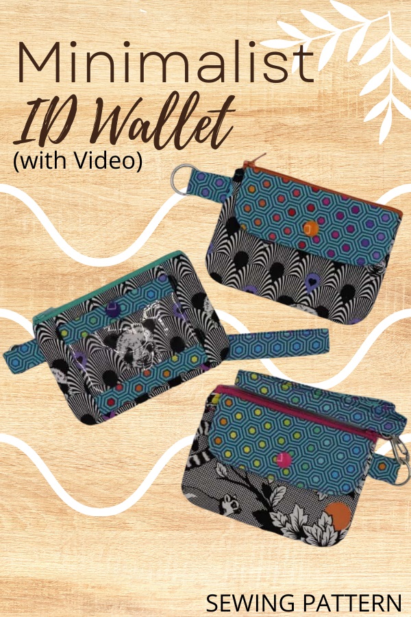 Minimalist ID Wallet sewing pattern (with video)