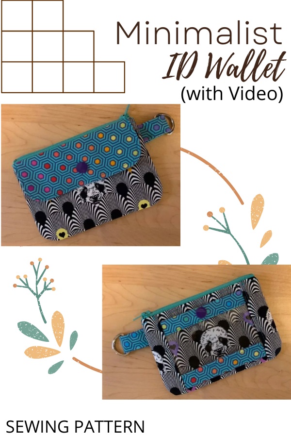 Minimalist ID Wallet sewing pattern (with video)