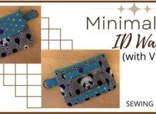 Minimalist ID Wallet sewing pattern (with video)