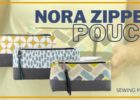 Nora Zipper Pouch sewing pattern