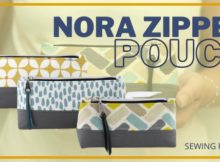 Nora Zipper Pouch sewing pattern