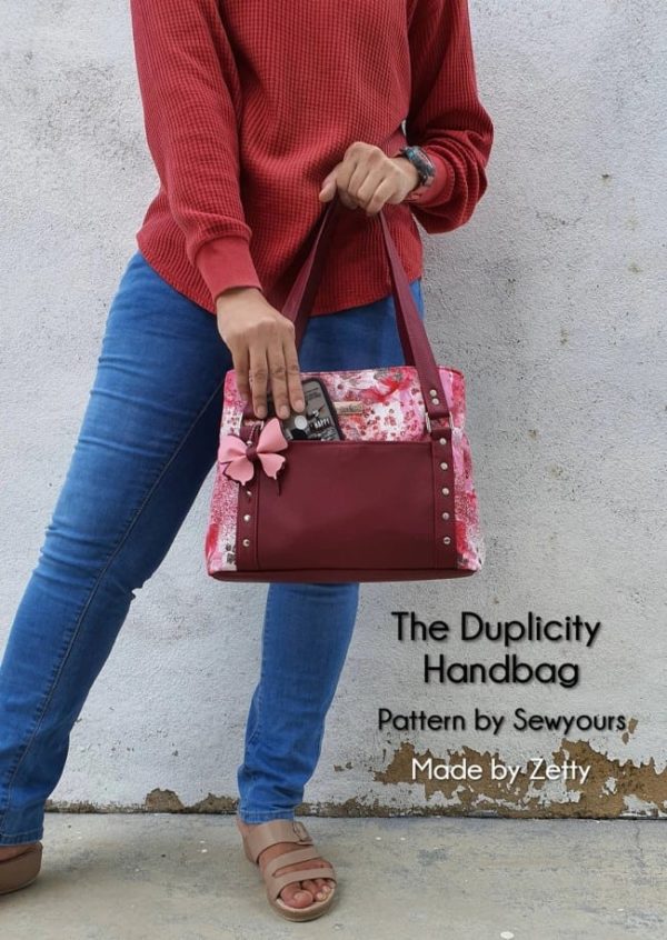 The Duplicity Handbag sewing pattern