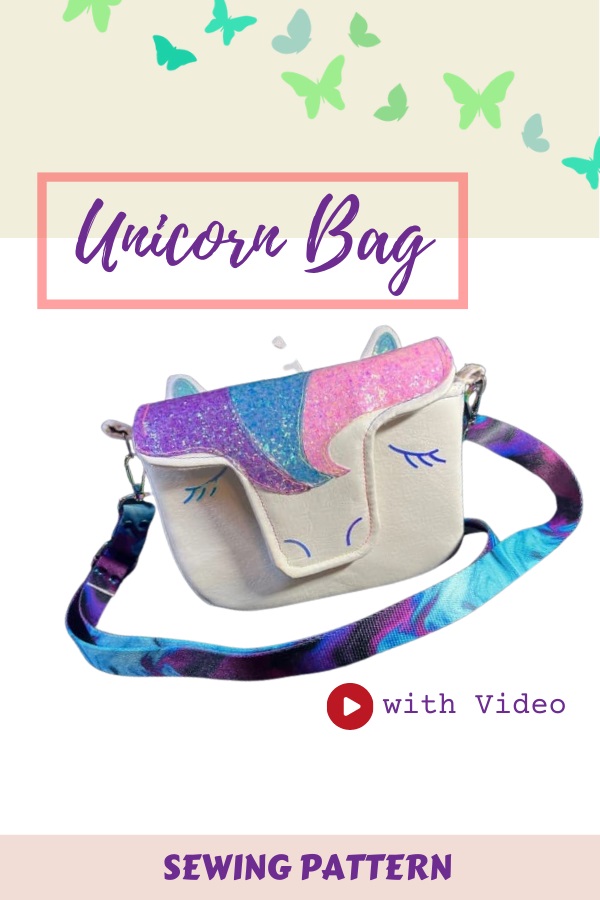 Unicorn Bag sewing pattern (with video)