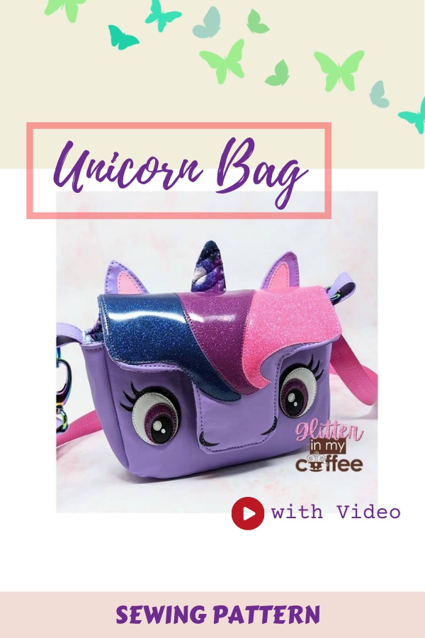 Unicorn Bag sewing pattern (with video)