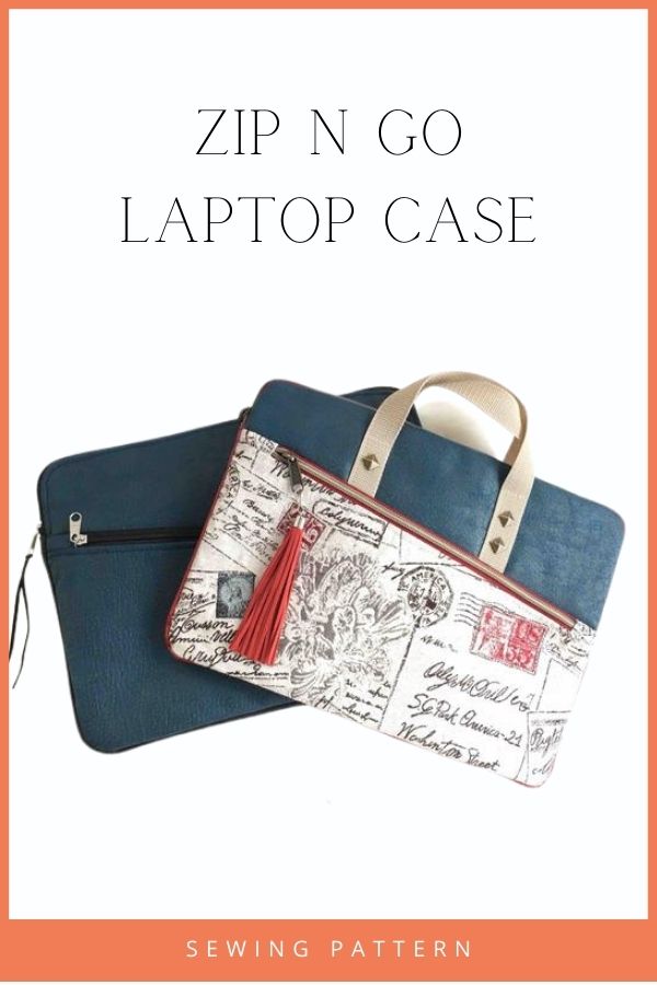 Zip N Go Laptop Case sewing pattern