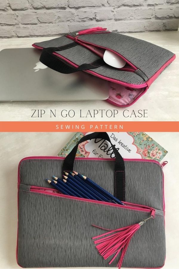 Diy laptop clearance sleeve with zipper