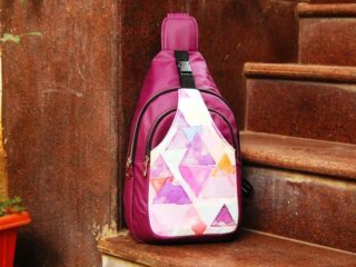 Wayfarer 2.0 Style 2 - Large Unisex Sling Backpack - Sew Modern Bags