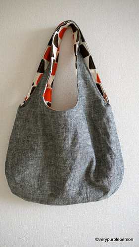 Reversible Slouch Tote Sewing Pattern Download - Sew Daily