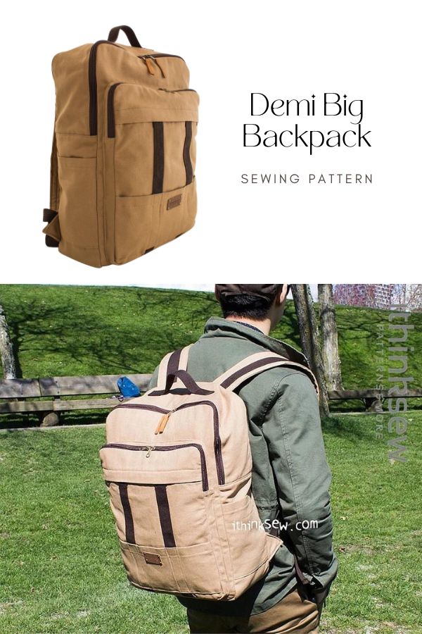 Demi Big Backpack sewing pattern