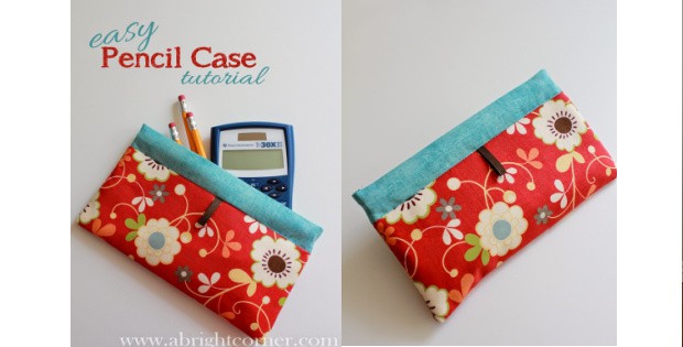 Zipper Pencil Case - Free Sewing Pattern