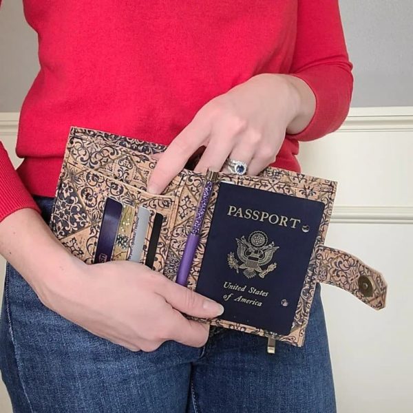 Gallivanter Passport Wallet sewing pattern