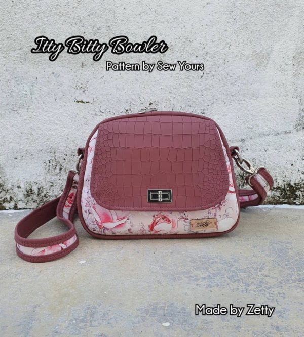 Itty Bitty Bowler Bag sewing pattern