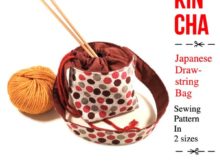 Kincha Drawstring Project Bag sewing pattern (2 sizes)