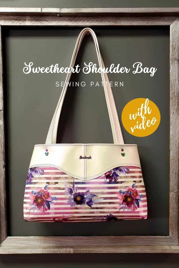 Sweetheart Shoulder Bag sewing pattern (with video)