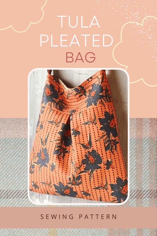 Tula Pleated Bag sewing pattern