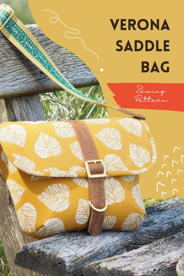 Verona Saddle Bag sewing pattern