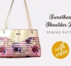 Sweetheart Shoulder Bag sewing pattern (with video)