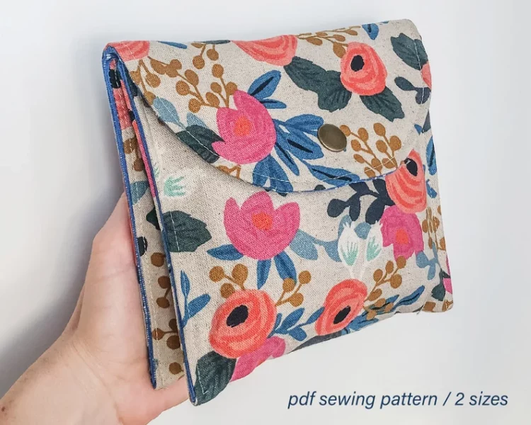 Drawstring Jewelry Pouch FREE sewing pattern - Sew Modern Bags