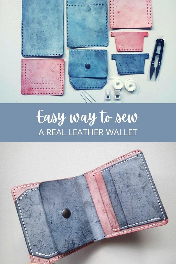 diy leather wallet pattern