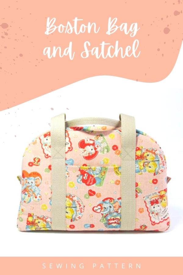 Boston Bag and Satchel sewing pattern