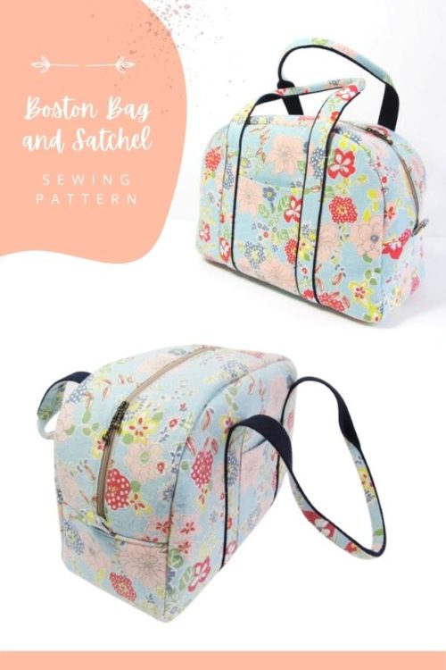 Boston Bag and Satchel sewing pattern - Sew Modern Bags