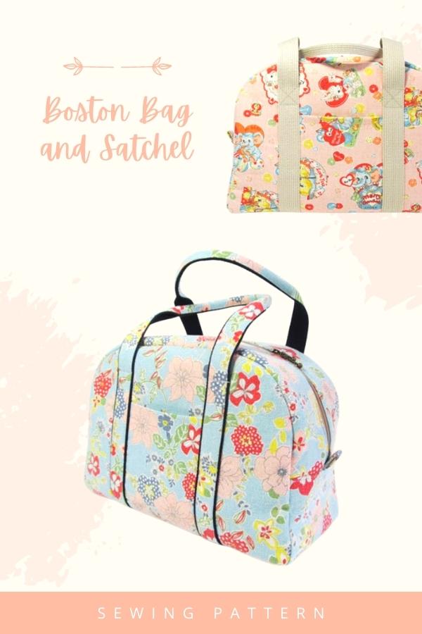 Boston Bag and Satchel sewing pattern