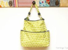 Easy DIY Pocket Tote Bag FREE sewing tutorial