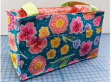 Notions Catch-all Tote Bag FREE sewing tutorial
