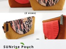 SUNrise Pouch sewing pattern (2 sizes)