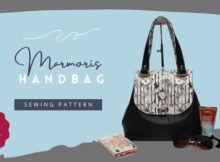 Marmoris Handbag sewing pattern (2 sizes)