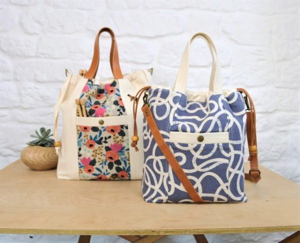 Maxine Project Tote Bag (3 sizes) sewing pattern