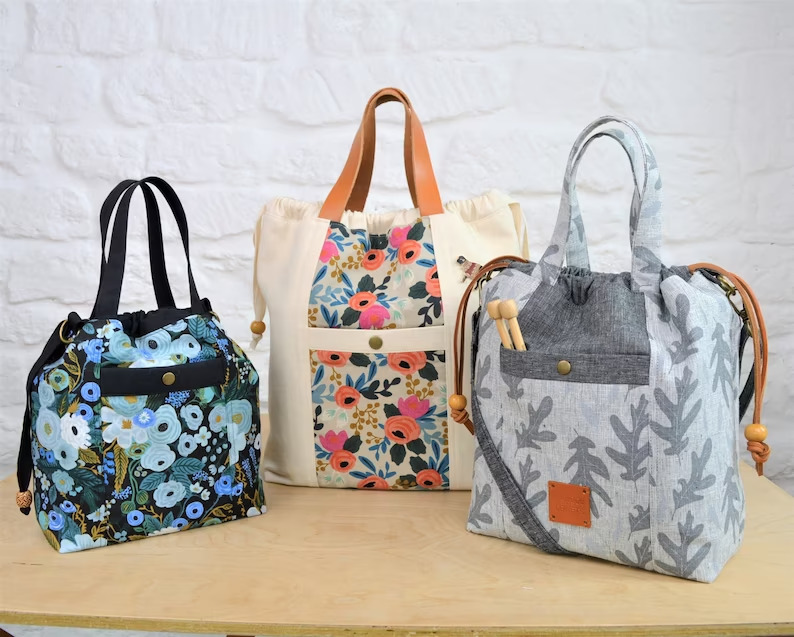 Maxine Project Tote Bag (3 sizes +video) - Sew Modern Bags