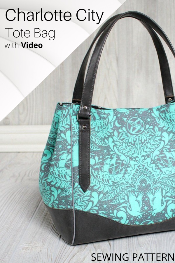 Charlotte City Tote Bag sewing pattern (with video)
