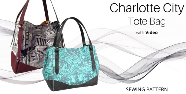 Charlotte City Tote PDF Sewing Pattern