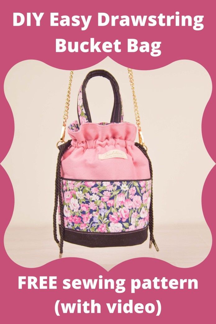 Fabric Convertible Bucket Backpack Free Sewing Pattern