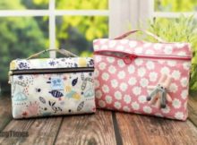 DIY Rectangle Pouch FREE sewing tutorial (2 sizes and video)