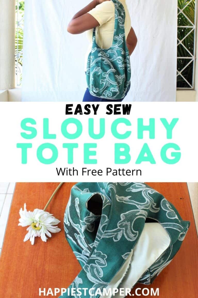 Easy Sew Slouchy Tote Bag With Free Pattern