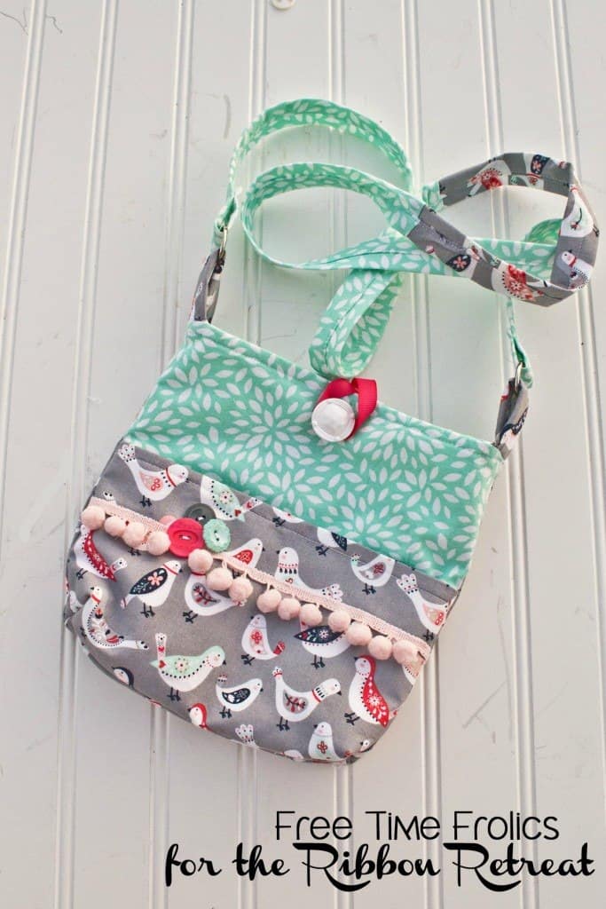 Embellished Crossbody Bag FREE sewing pattern