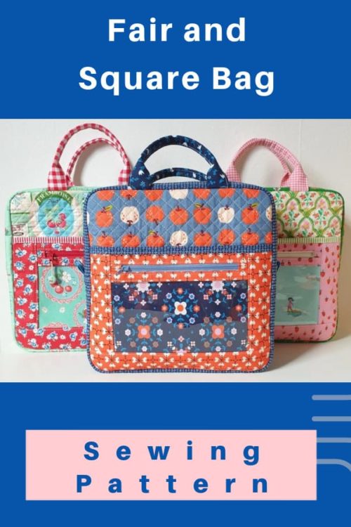 Fair and Square Bag sewing pattern - Sew Modern Bags