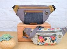 Hipster Pouch sewing pattern (2 sizes with video)
