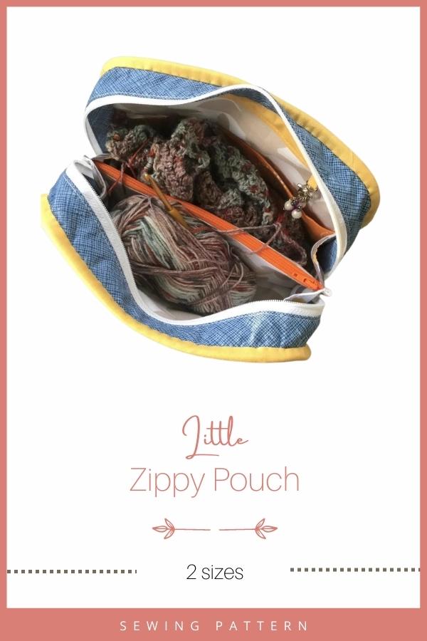 Little Zippy Pouch sewing pattern (2 sizes)